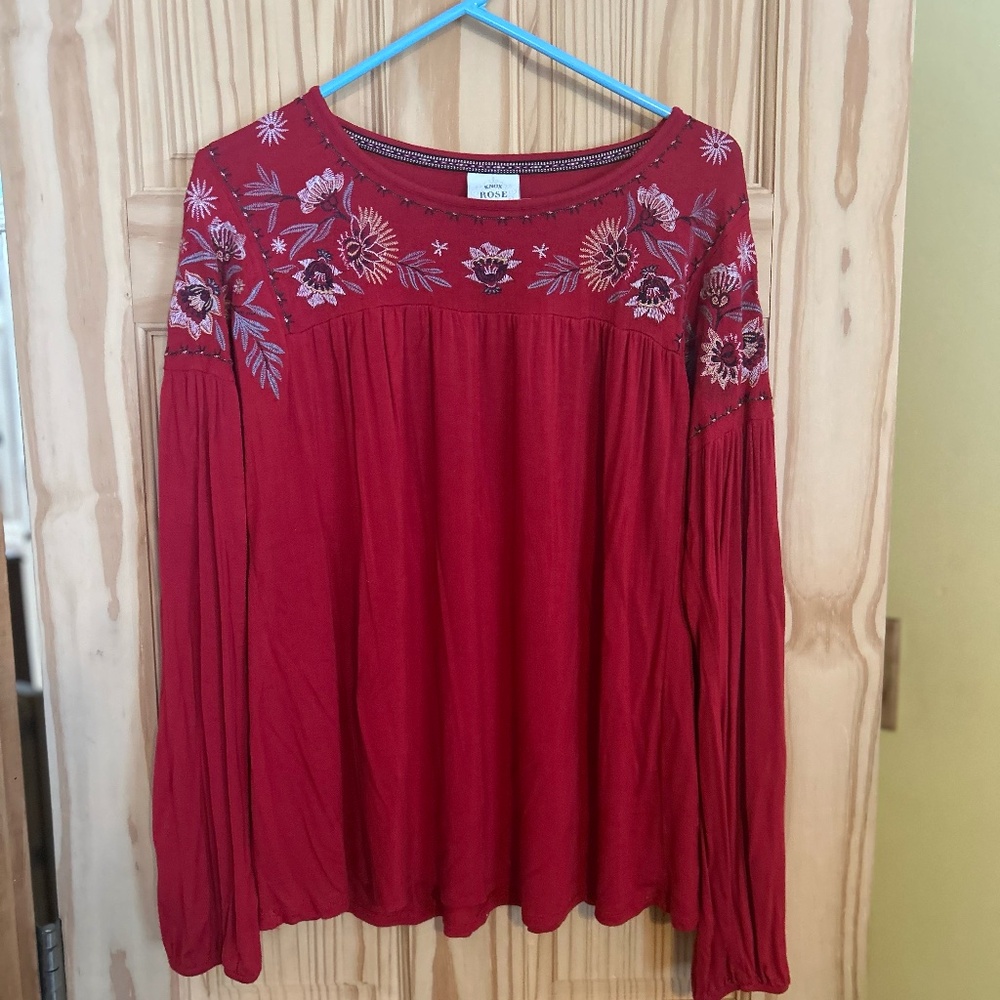 Knox Rose floral long sleeve